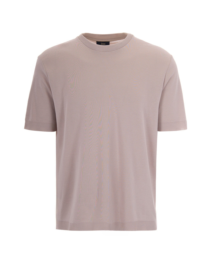 Light Pink Solid T-Shirt 1