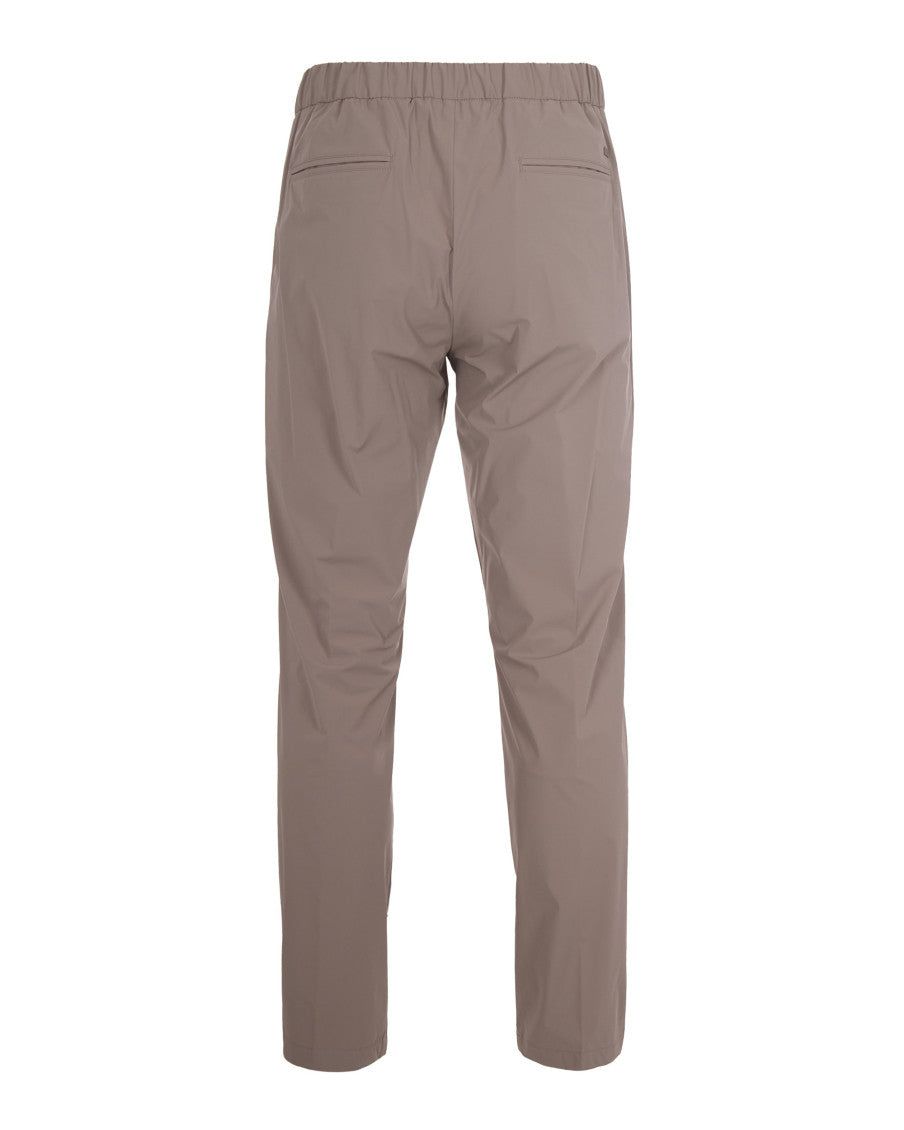 Light Brown Regular Drawstring Pants 3