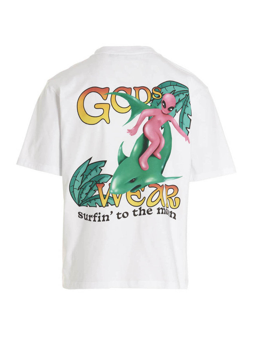 White Crew Neck T-Shirt 2