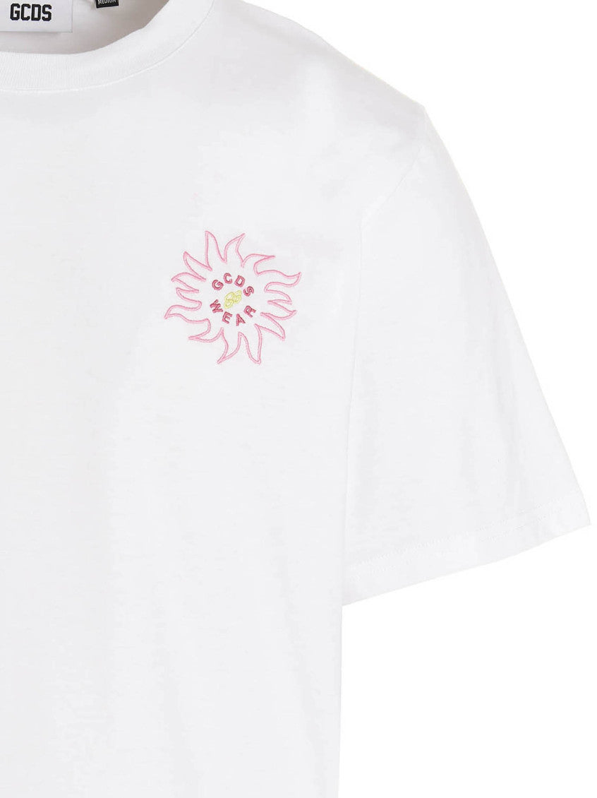 White Crew Neck T-Shirt 3
