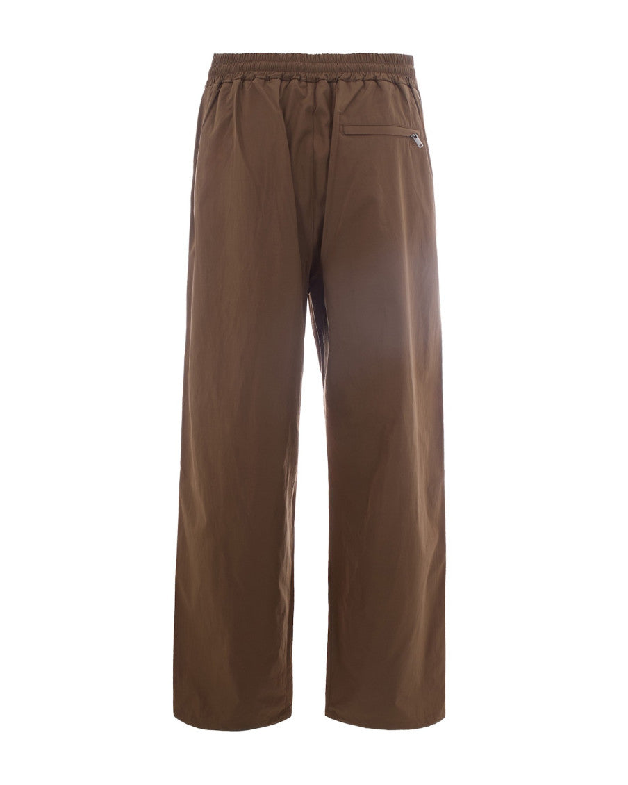 Brown Regular Elasticated Pants 2