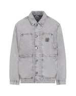 Grey Shirt Collar Jacket 1
