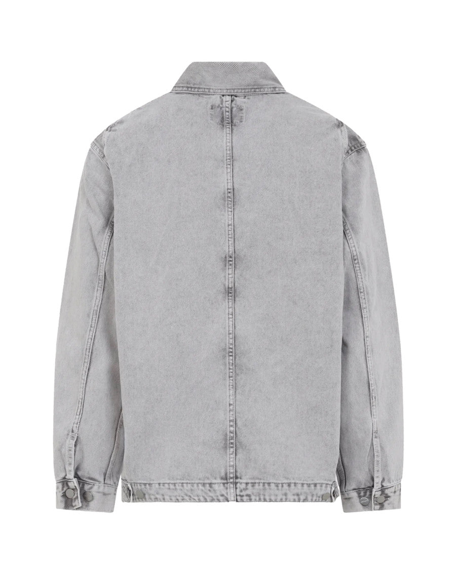 Grey Shirt Collar Jacket 2