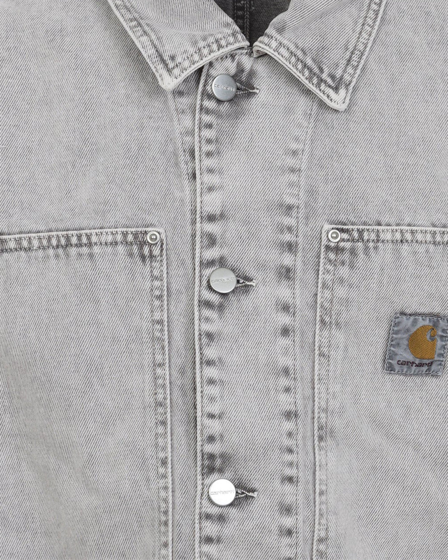 Grey Shirt Collar Jacket 3