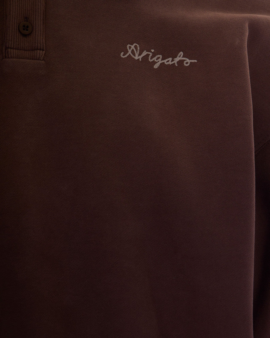 Brown Solid Shirt Sweater 2
