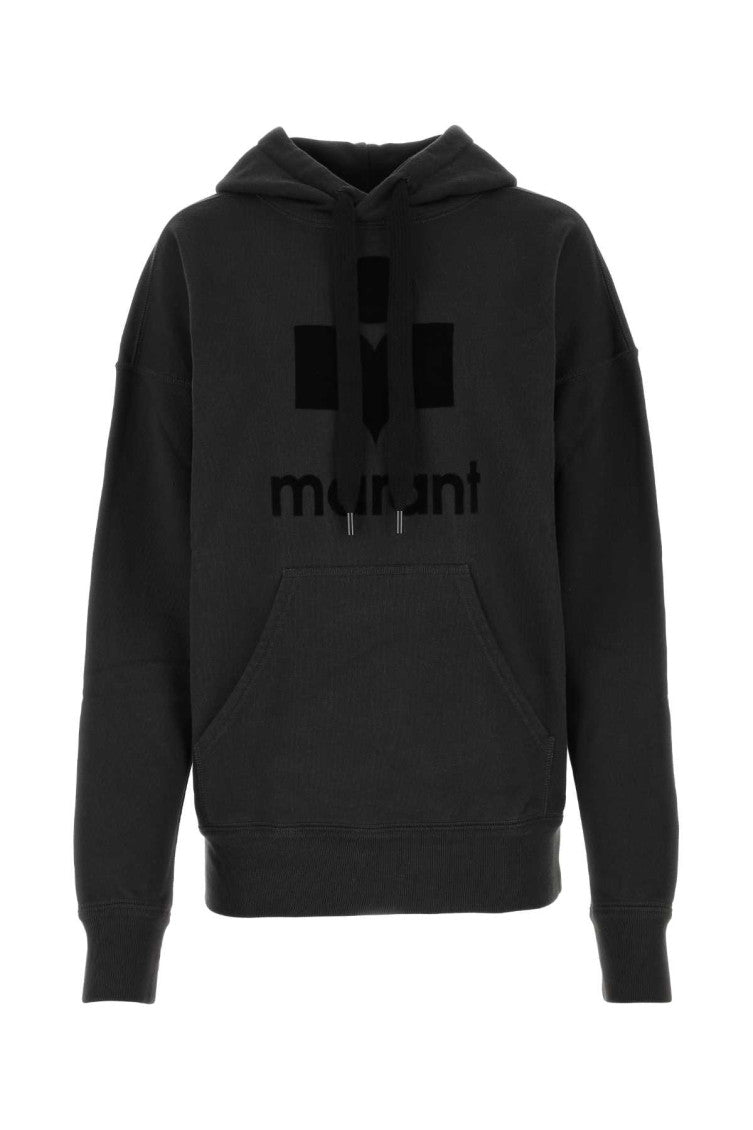 Black Cotton Mansel Sweatshirt 1