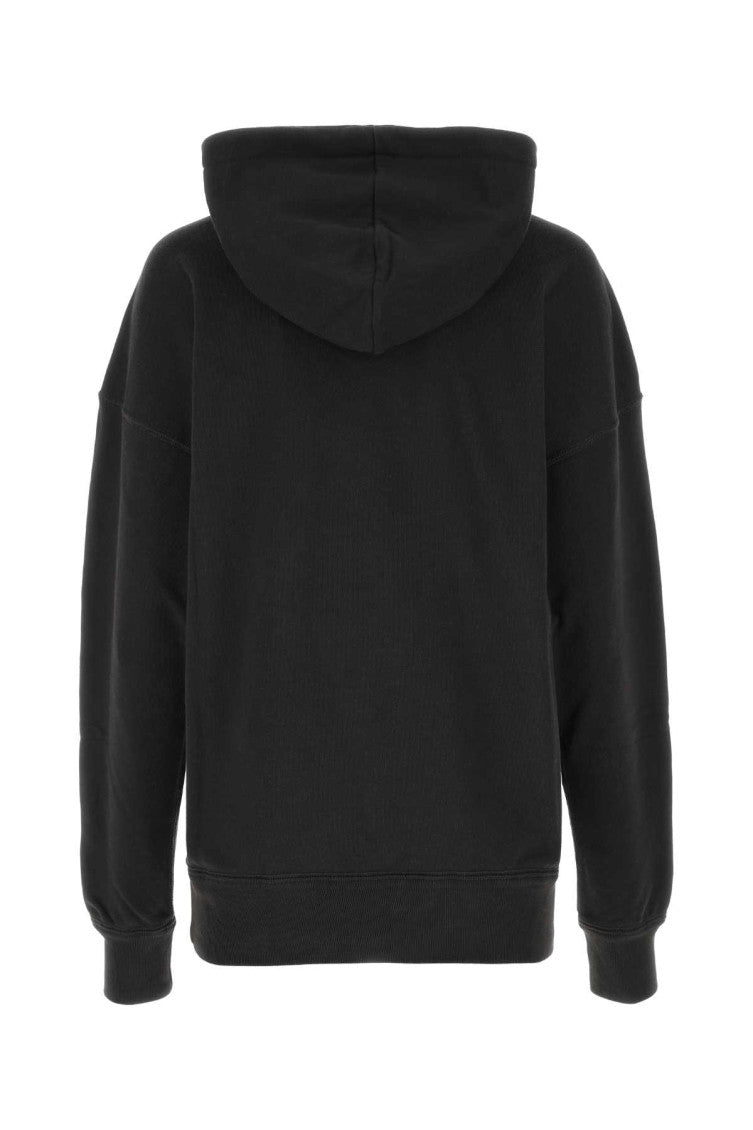 Black Cotton Mansel Sweatshirt 2
