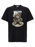 Black 'Teddy' print T-shirt 1