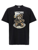 Black 'Teddy' print T-shirt 1