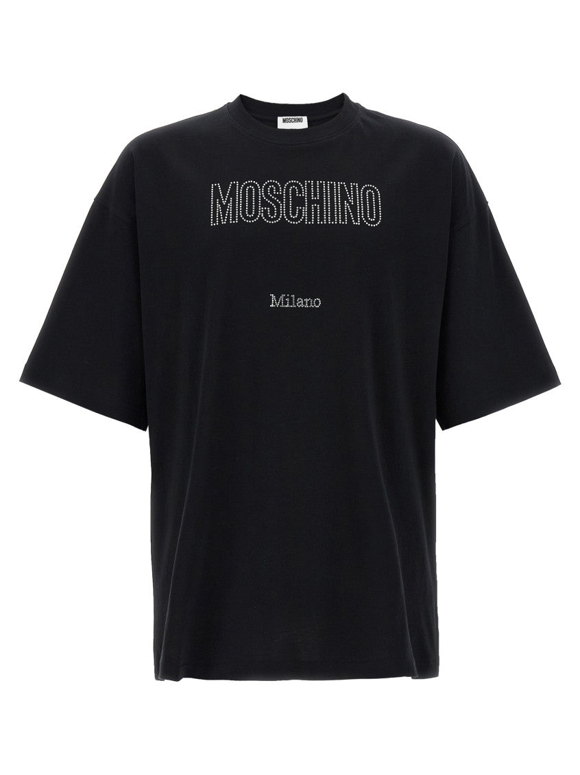 Black Rhinestone Logo T-shirt 1