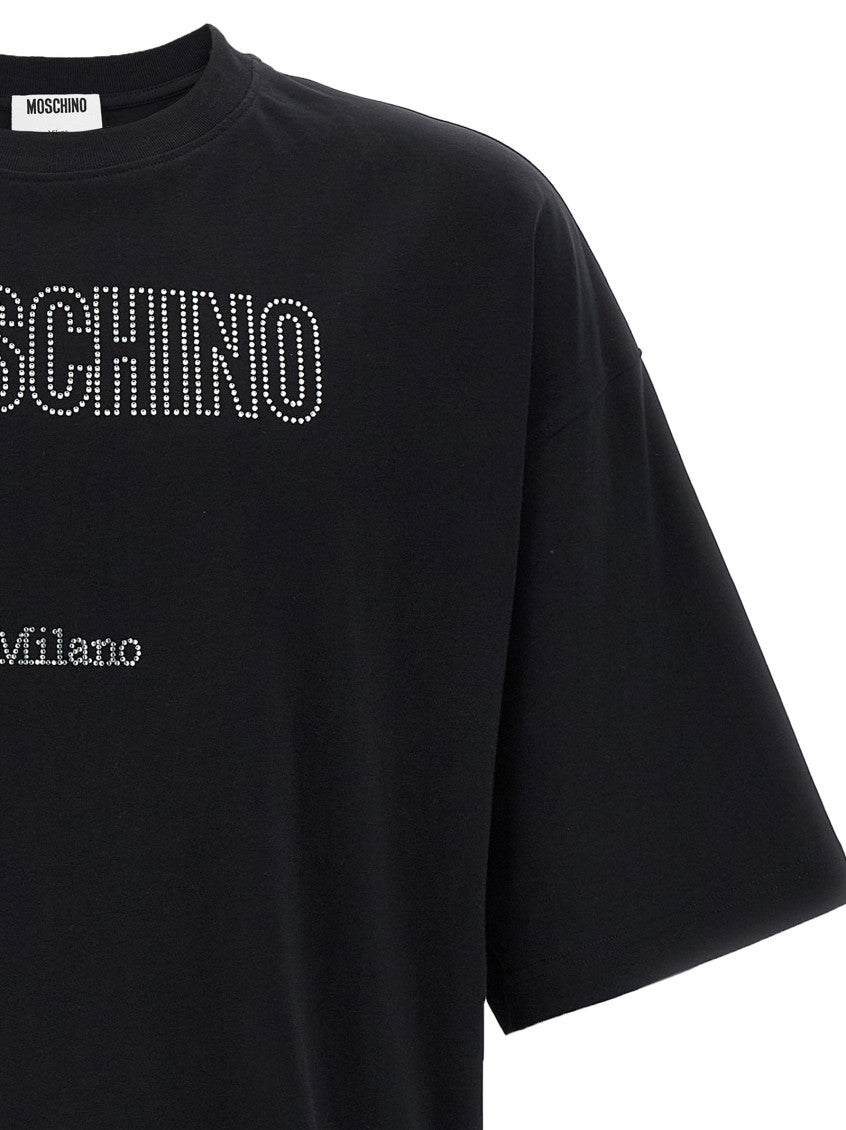Black Rhinestone Logo T-shirt 3