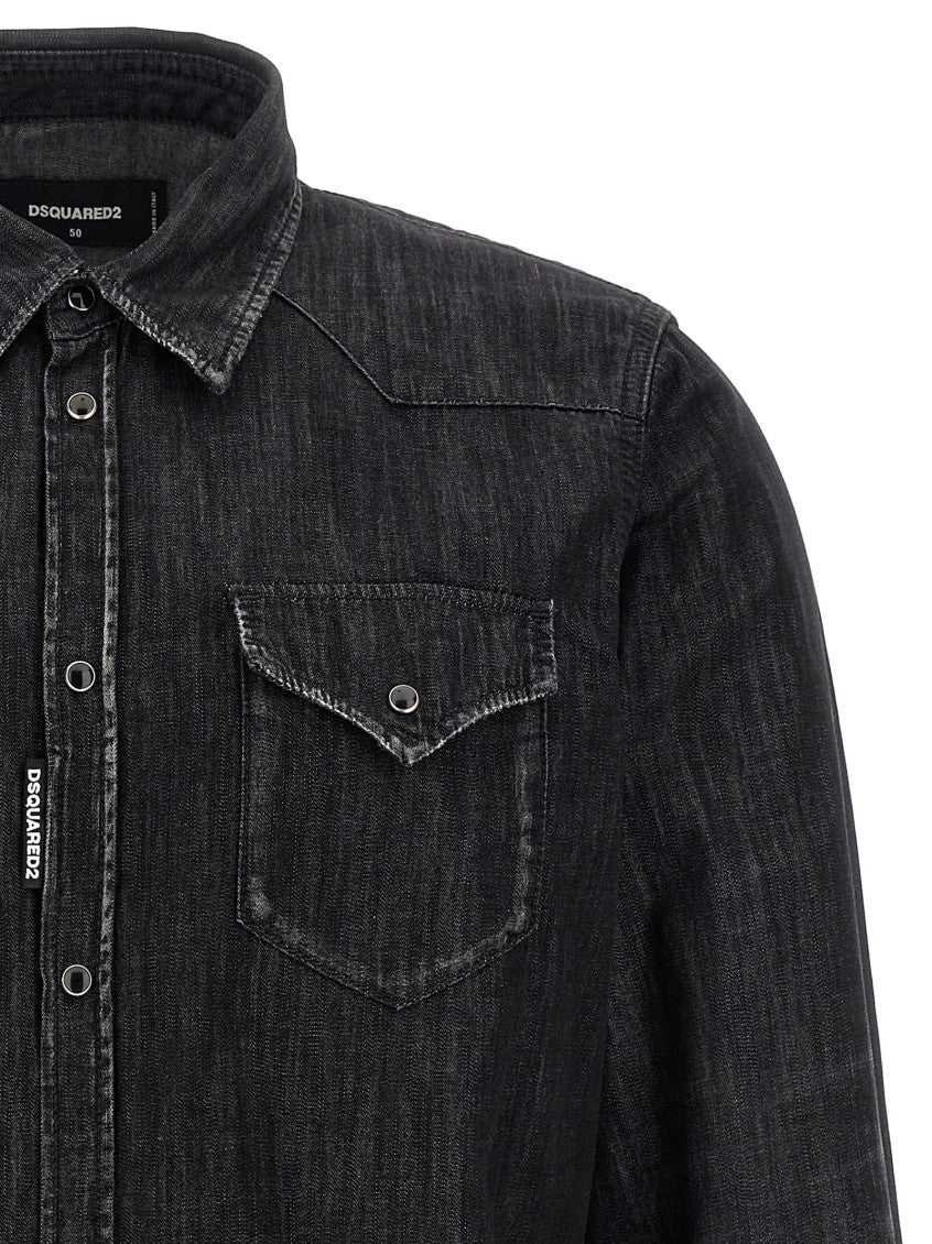 Black 'Classic Western' shirt 3