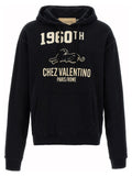 Black Printed Logo Hoodie 1