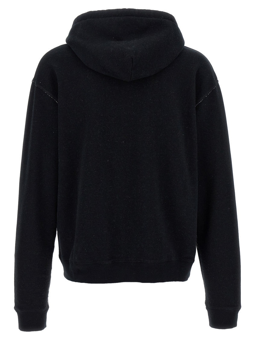 Black Printed Logo Hoodie 2