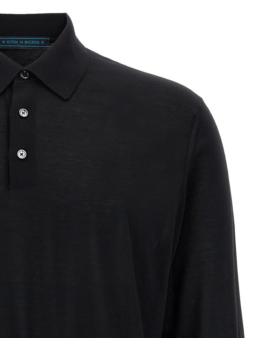 Black 'Ciro' polo shirt 3