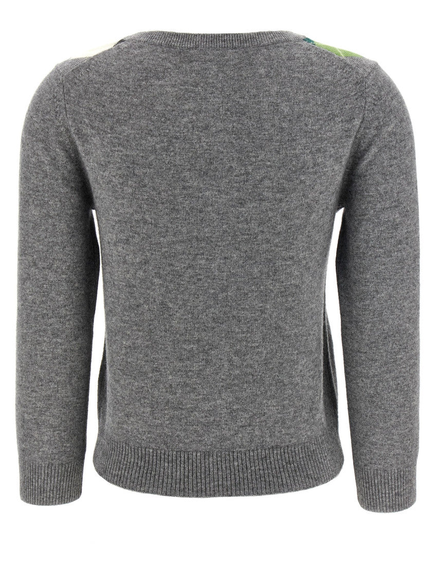 Grey Check Cardigan 2