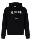 Black Logo print hoodie 1
