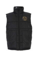 Black Reversible Sleeveless Down Jacket 1