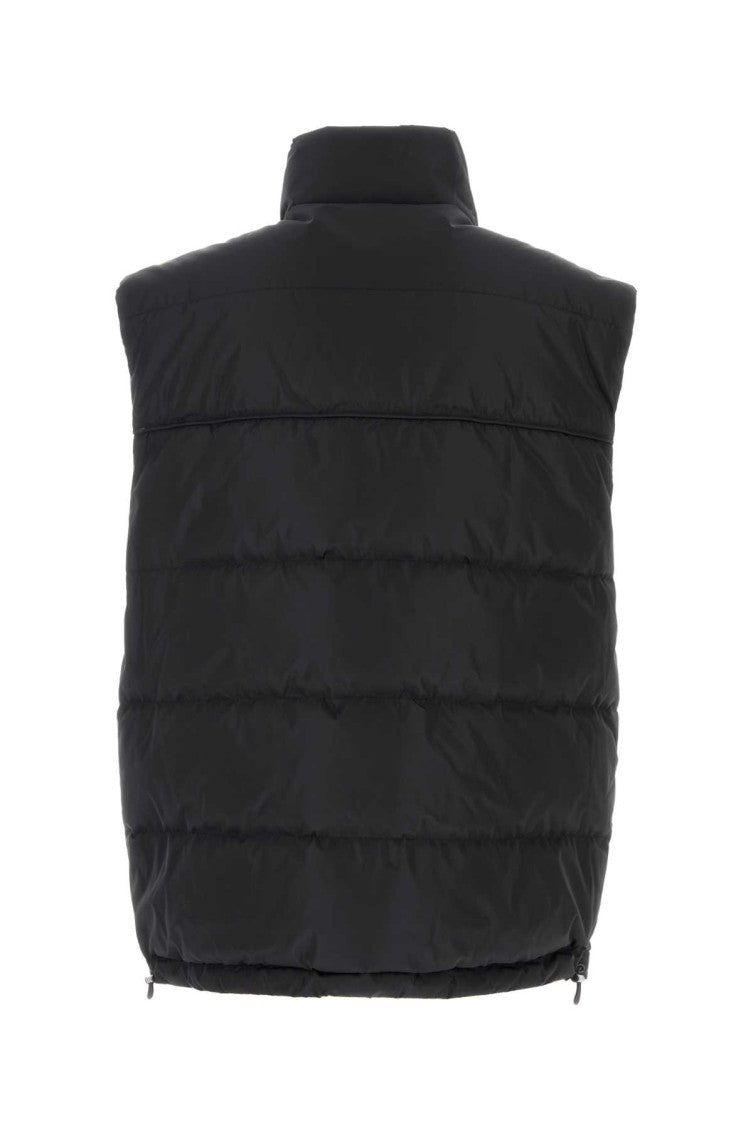 Black Reversible Sleeveless Down Jacket 2