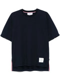 Navy Blue Crewneck Logo T-Shirt 1