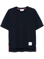 Navy Blue Crewneck Logo T-Shirt 1