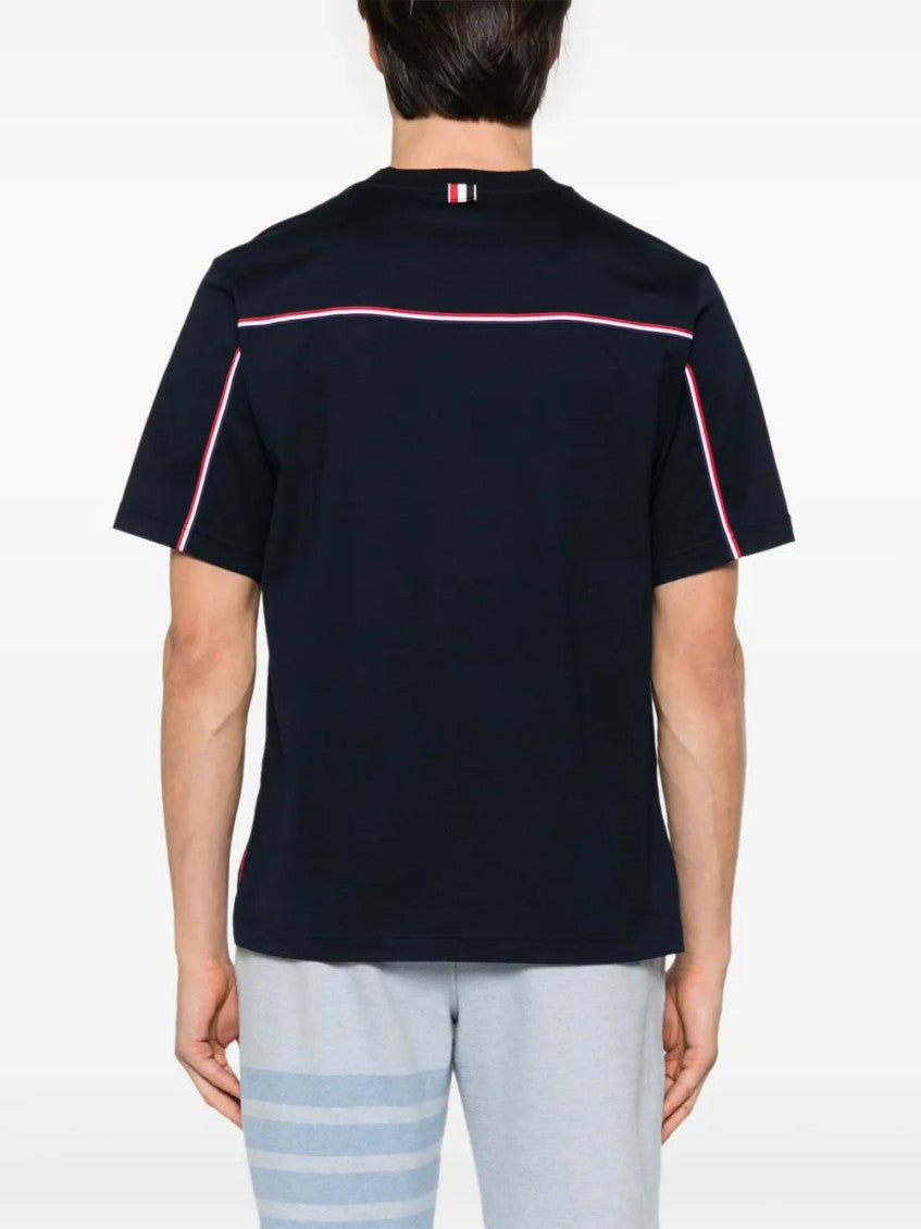Navy Blue Crewneck Logo T-Shirt 2