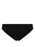 Black elasticated-waistband bikini bottom 1