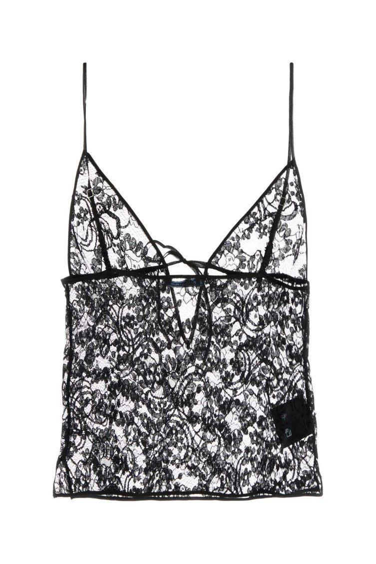 Black lace top  2