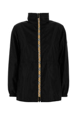 Black Nylon Parka 1