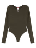 Olive long-sleeve bodysuit 1