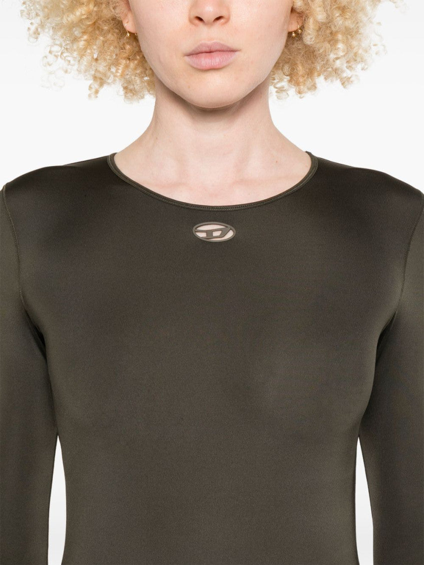Olive long-sleeve bodysuit 5