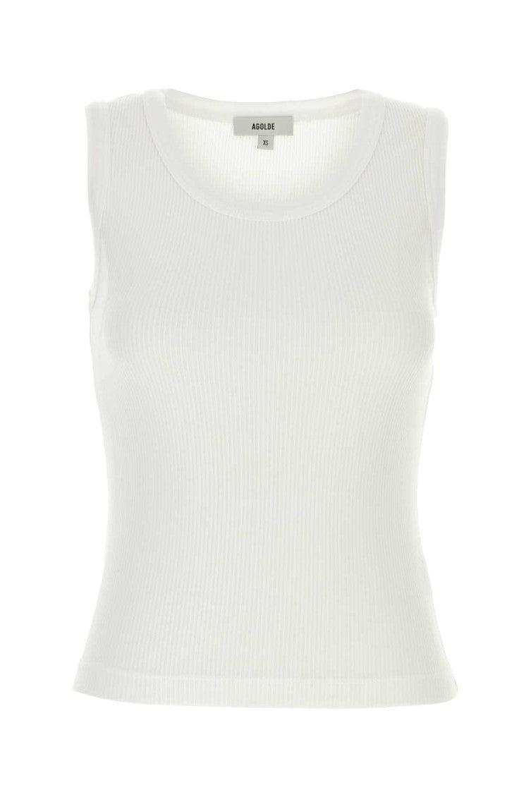 White Sleeveless Top 1