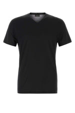 Black V Neck T-Shirt 1