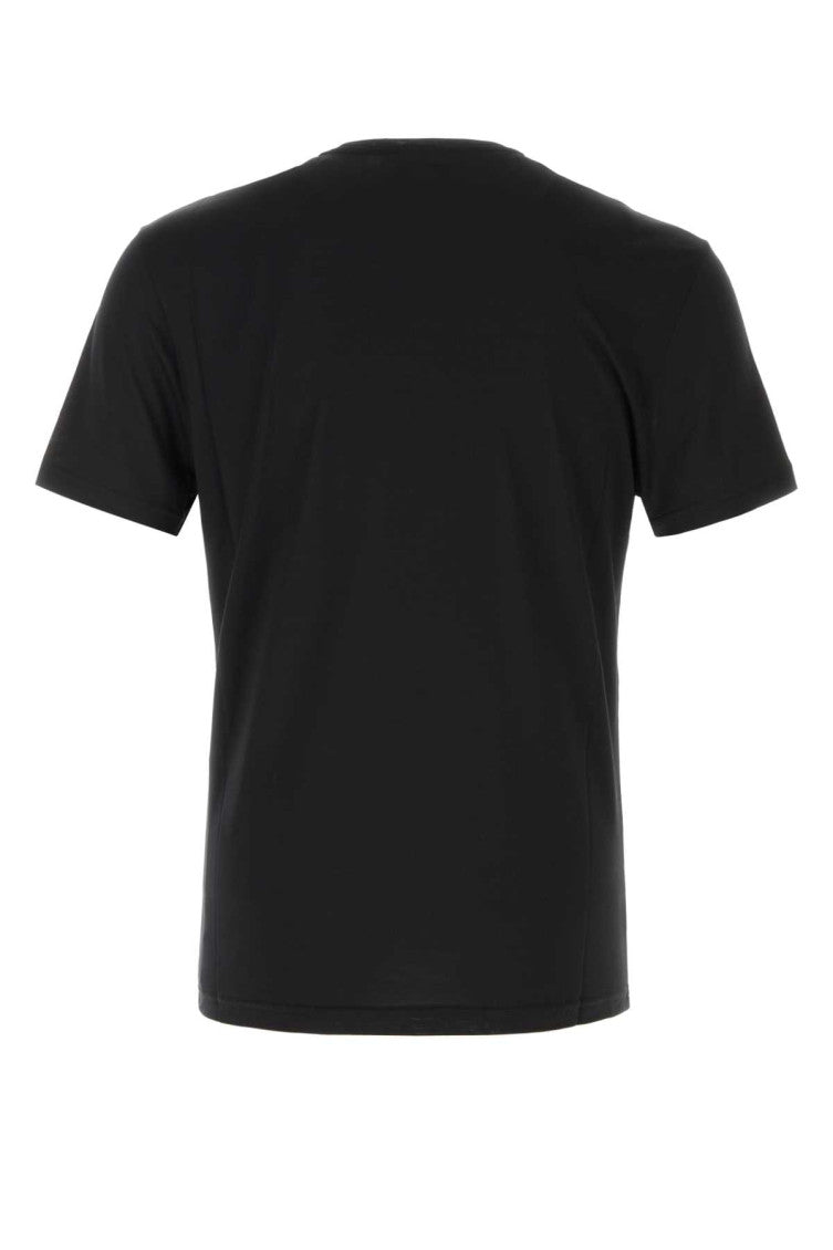 Black V Neck T-Shirt 2