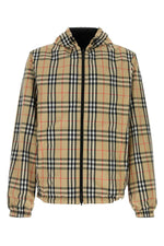 Beige Check Hood Jacket 1
