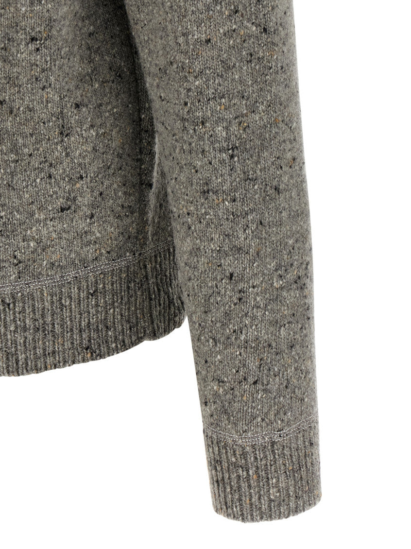 Grey Crew Neck Sweater 4