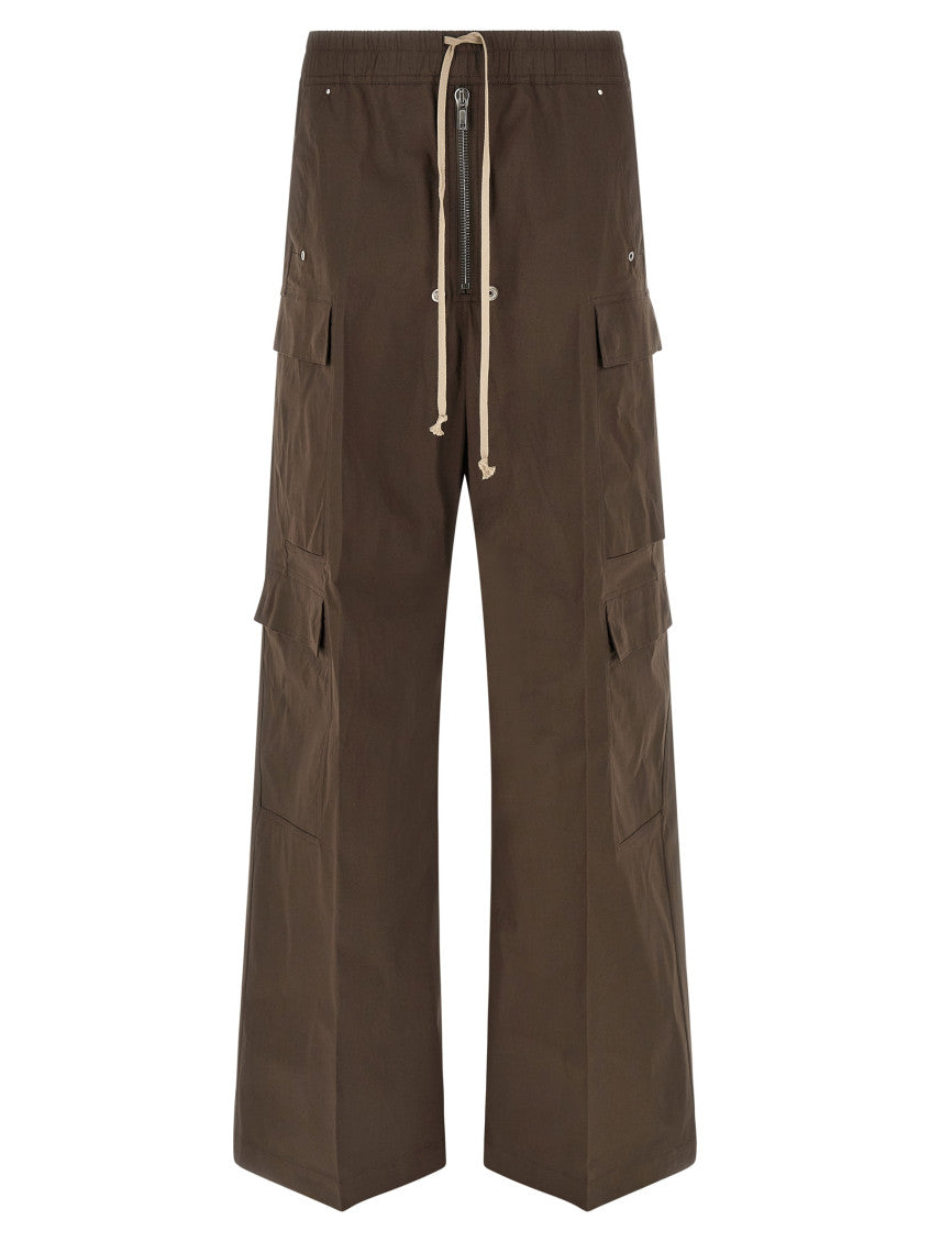 Brown Relaxed Cargo Pants 1