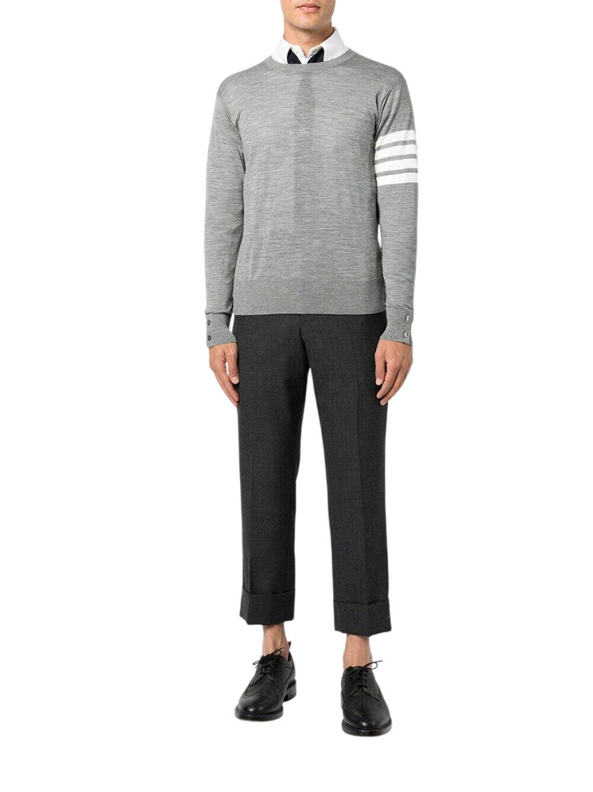 Grey Crew Neck Sweater 2