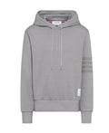 Grey Solid Hood Sweatshirt 1