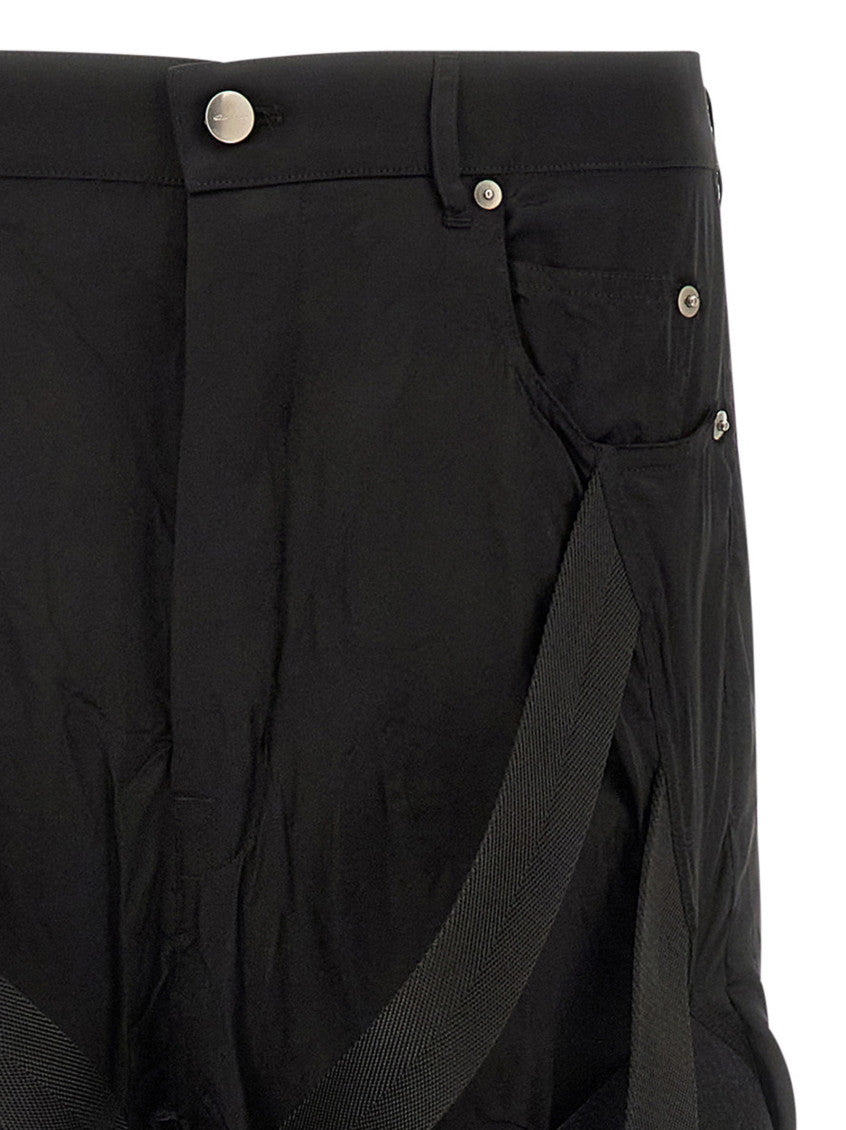 Black Slim Flared Pants 3