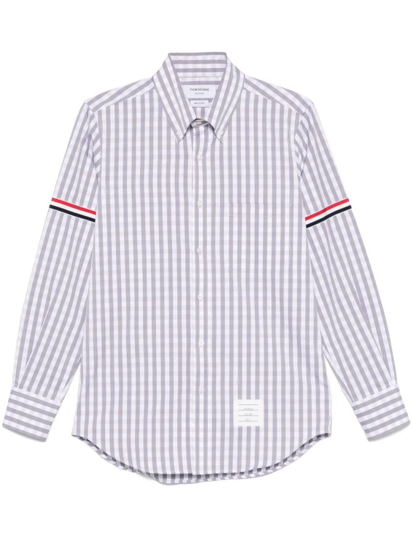 Grey Straight Stripes Shirts 1