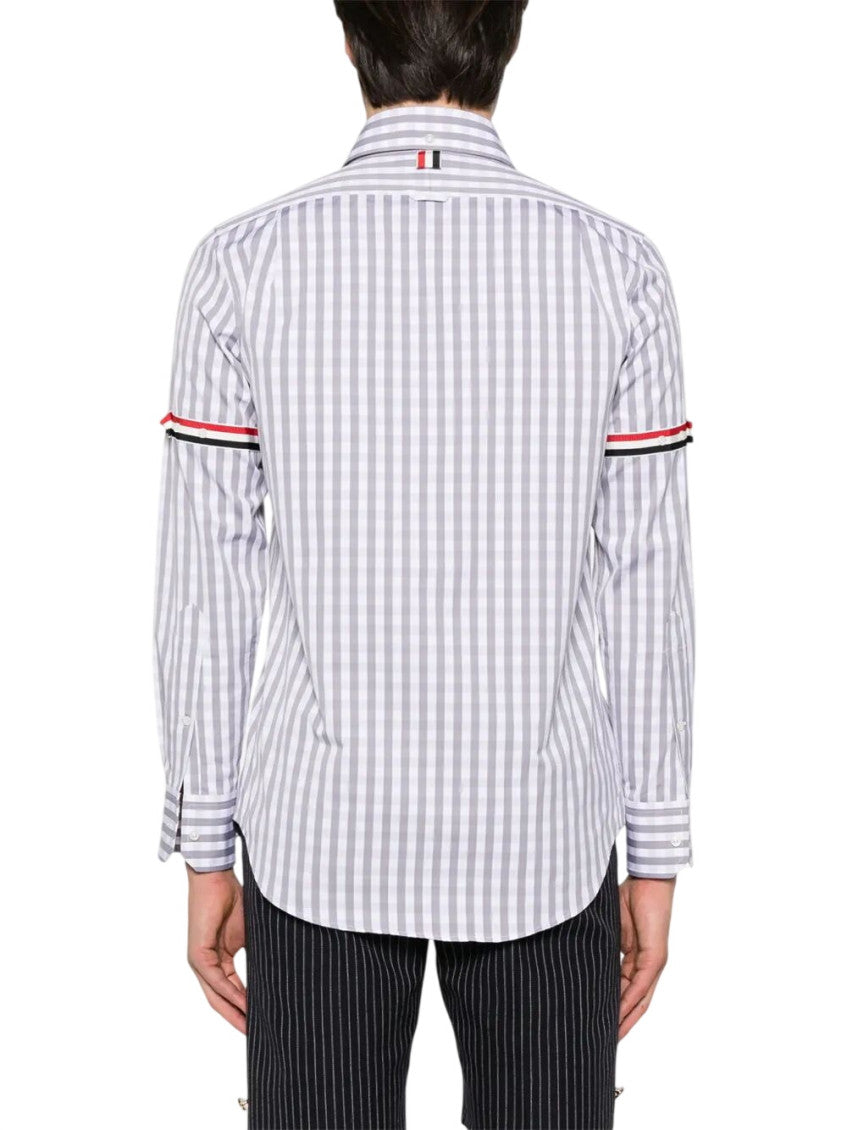 Grey Straight Stripes Shirts 2