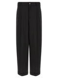 Black Relaxed Pleated Pants 1