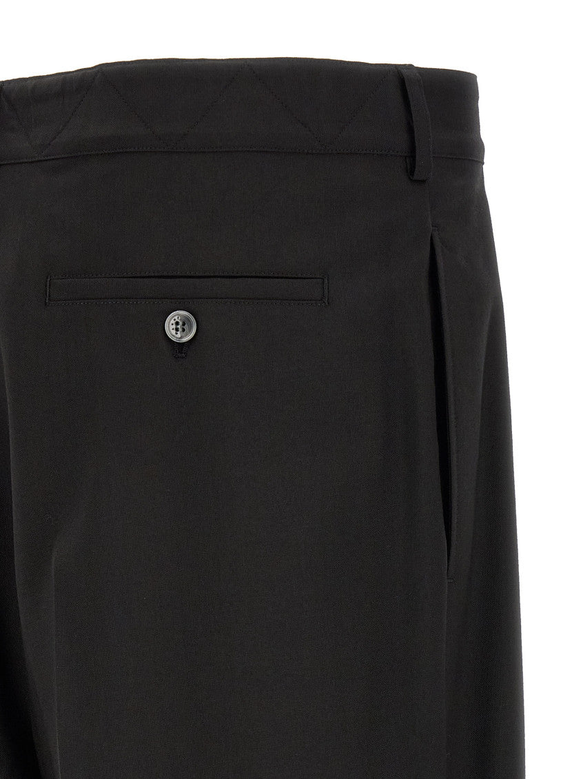 Black Relaxed Pleated Pants 4