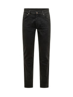 Black Slim Mid Rise Jeans 1