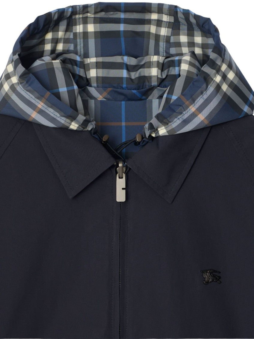Navy Blue Hood Jacket 2
