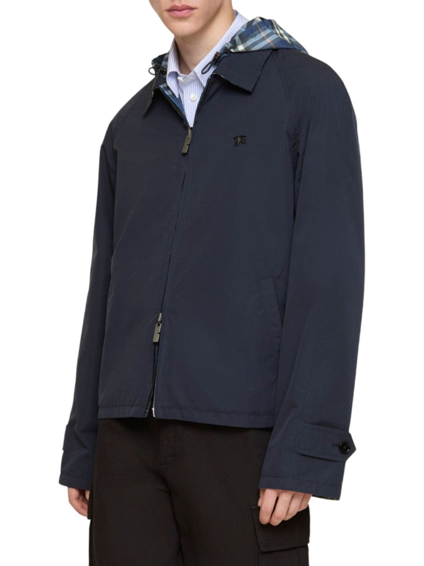Navy Blue Hood Jacket 4