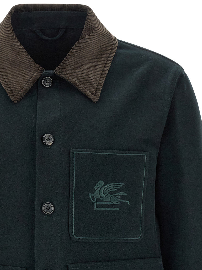 Green Embroidered Jacket 3