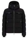 Black Quilted Hood Jacket 1