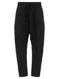 Black Relaxed Drawstring Pants 1